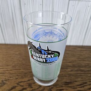 2000 Kentucky Derby Churchill Downs Mint Julep Souvenir Glass Horse Racing